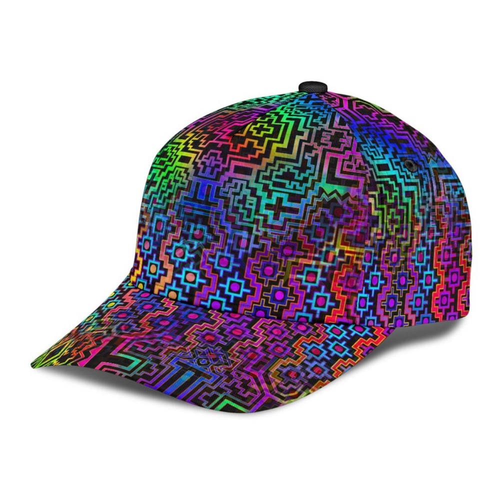 Shipibo Icaro Ayahuasca Pattern Classic Cap